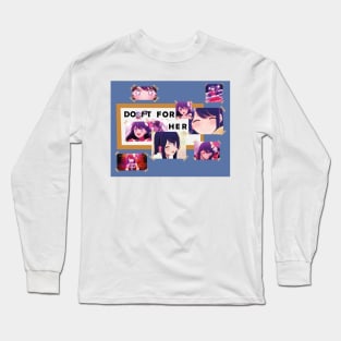 OSHI NO KO: DO IT FOR HER (WHITE) Long Sleeve T-Shirt